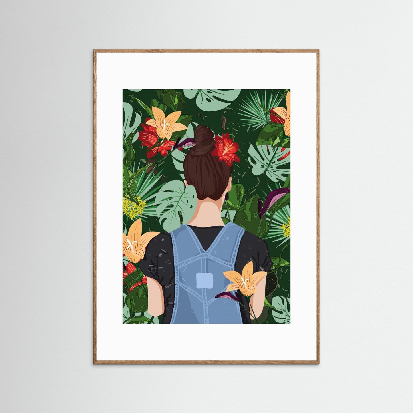 Into the Garden Standard Wall Art by Wall Chart Art Studio