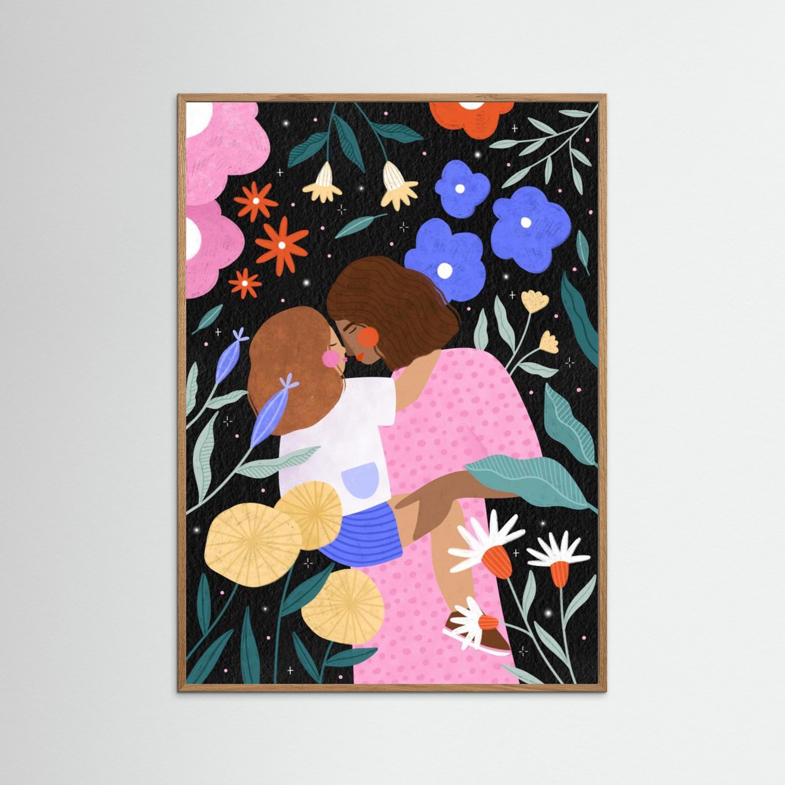 Mum and Daughter In Bloom by Bea Müller