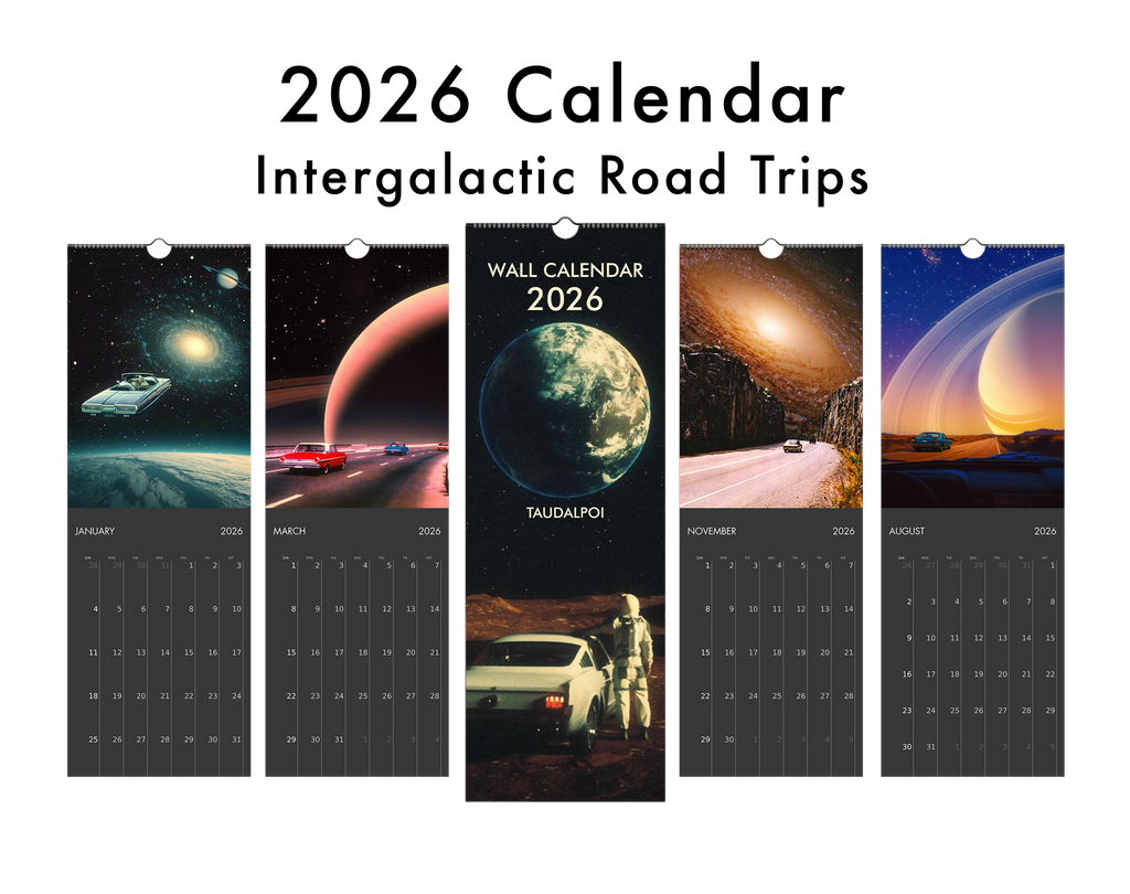 2026 Wall Calendar: Intergalactic Road Trips