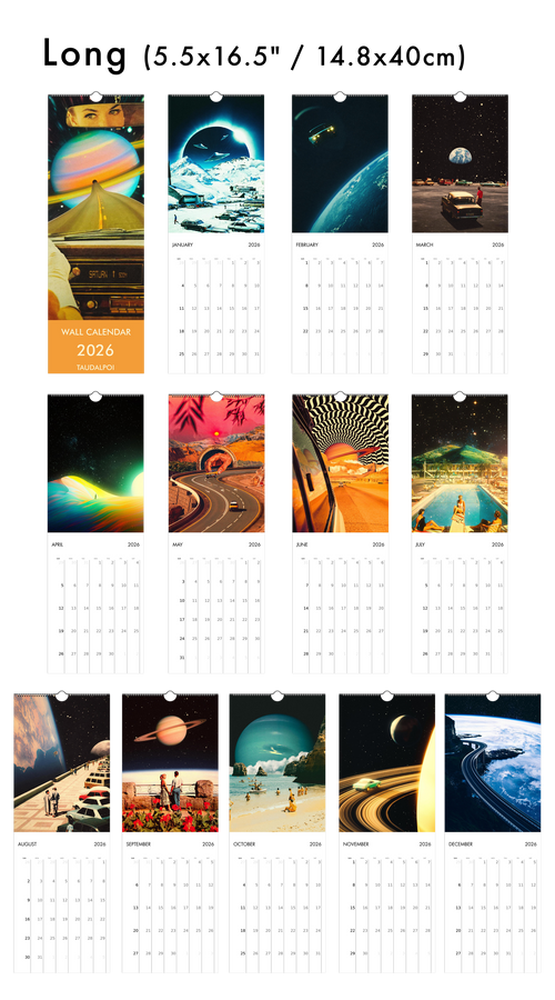 2026 Wall Calendar: The Classics