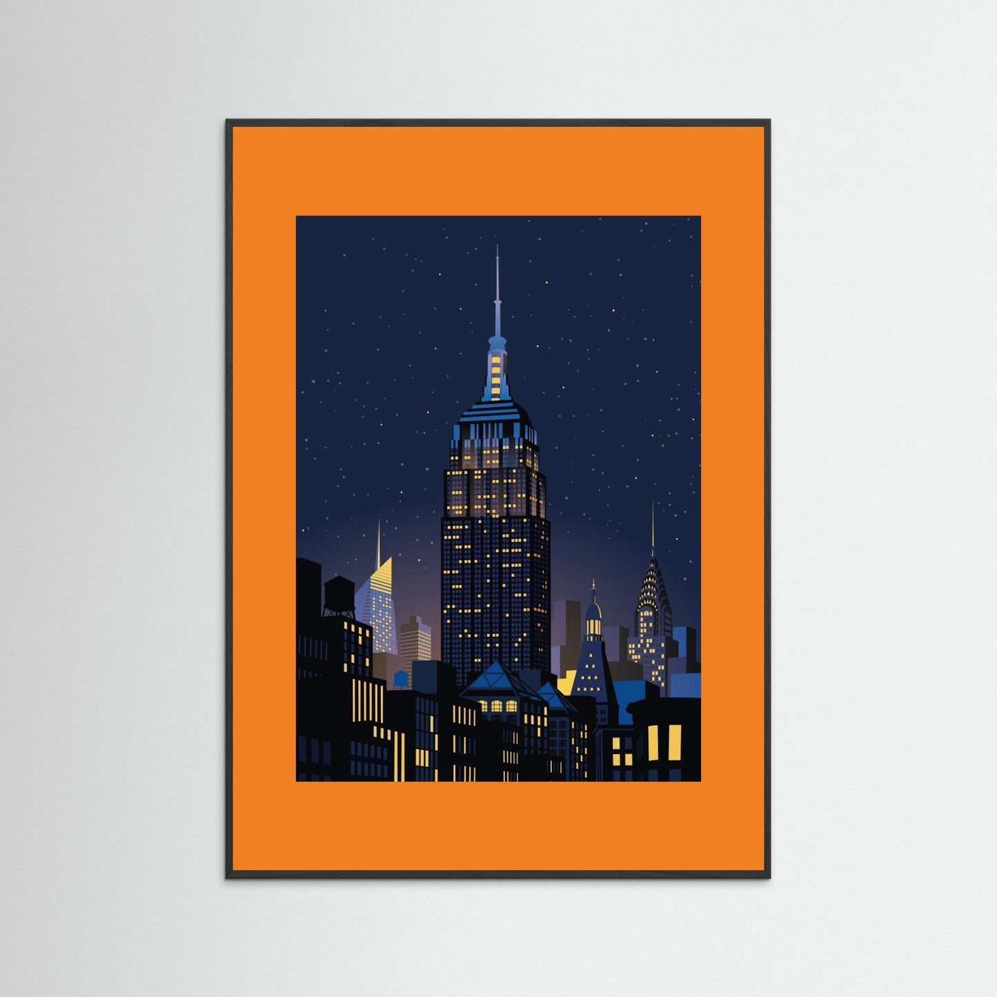 NYC Manhathan by night by Remko Heemskerk