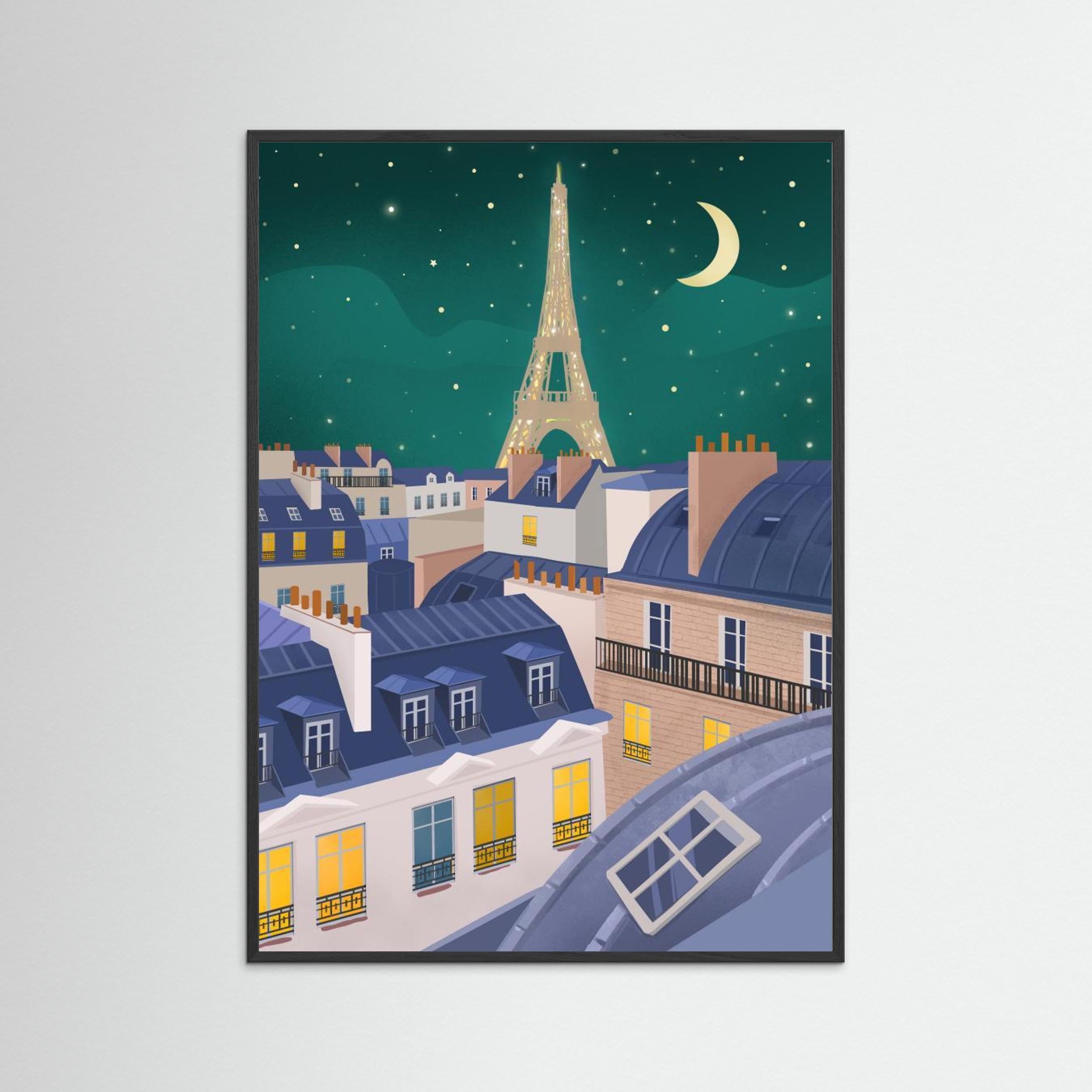 Paris at Night by Petra Lizde