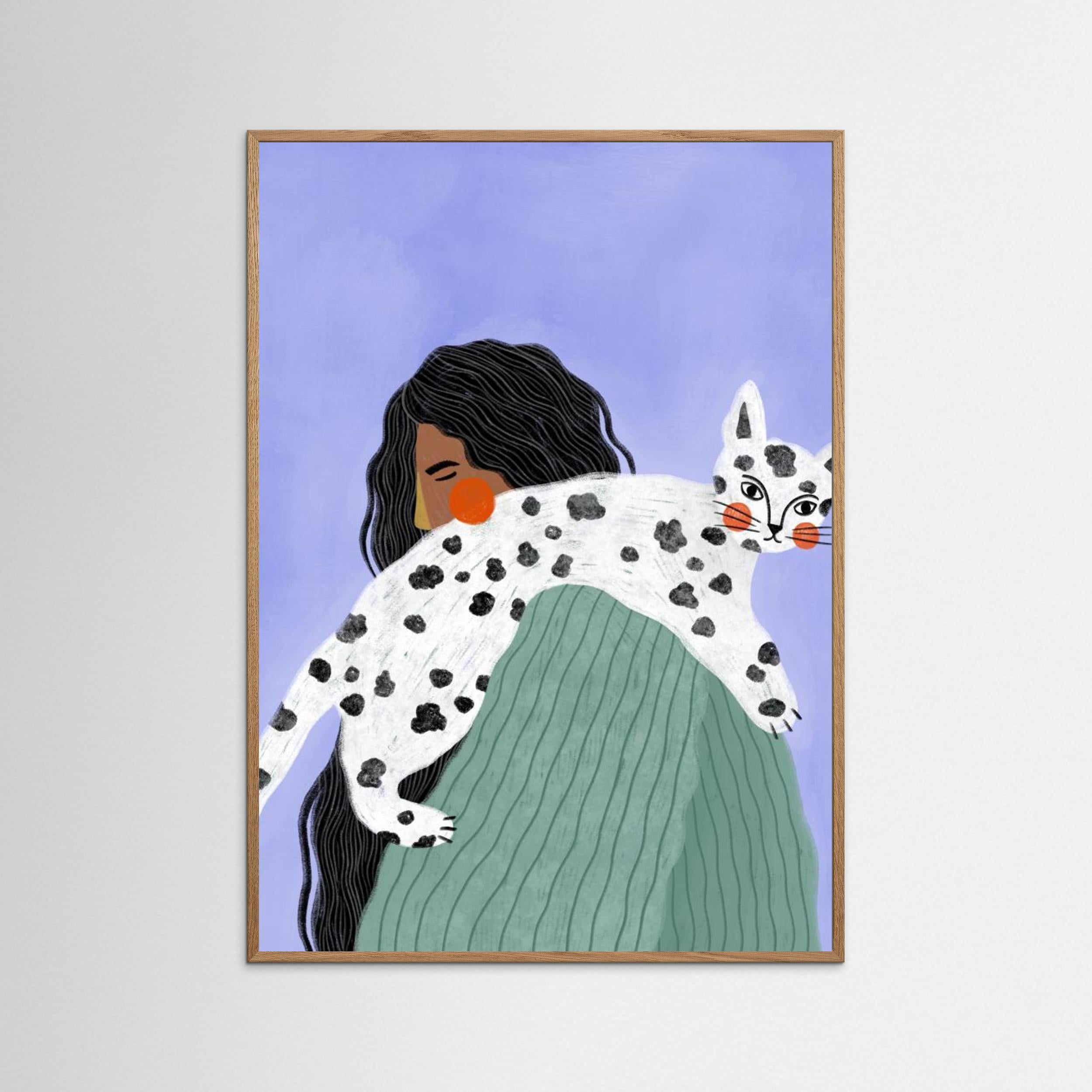 THE WOMAN WITH THE CAT by Bea Müller