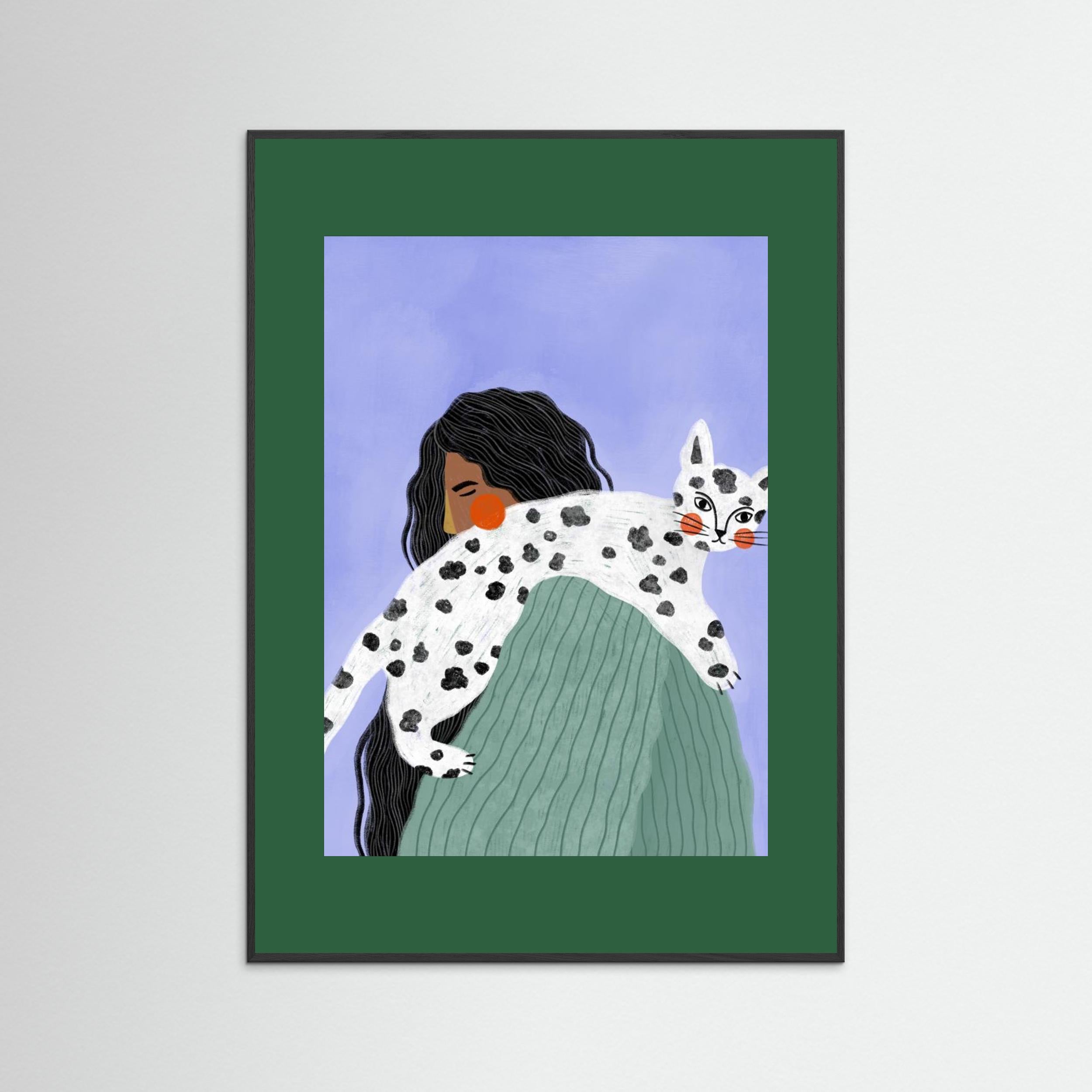 THE WOMAN WITH THE CAT by Bea Müller