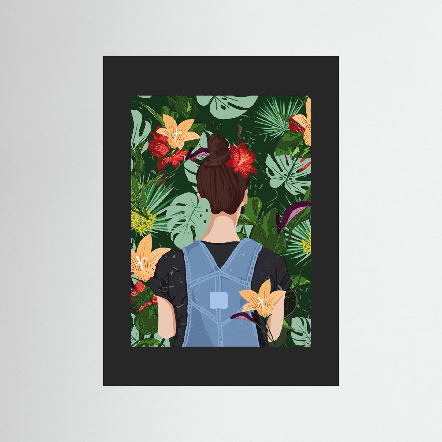 Into the Garden Standard Wall Art by Wall Chart Art Studio