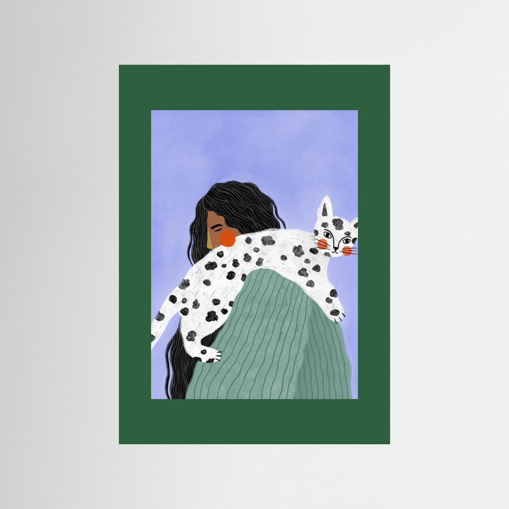 THE WOMAN WITH THE CAT by Bea Müller