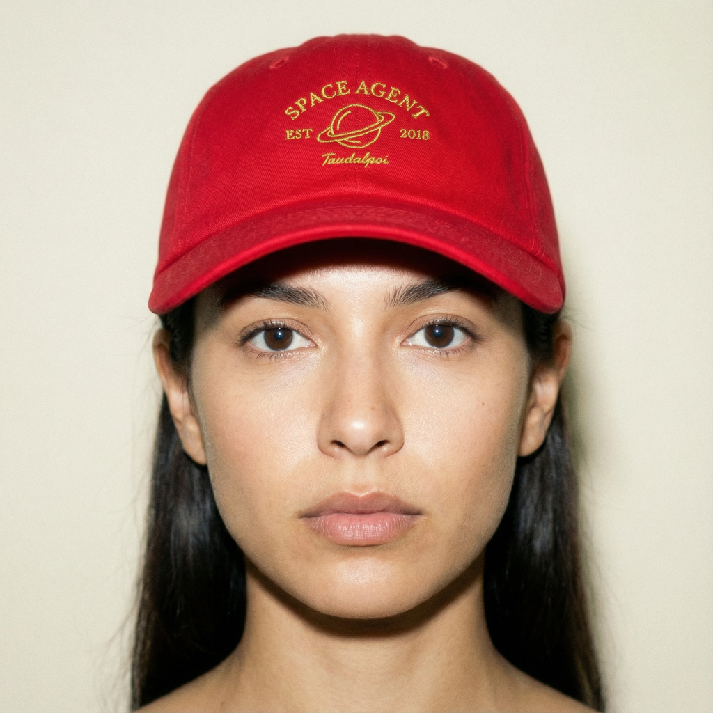 Space Agent Embroidered Cap