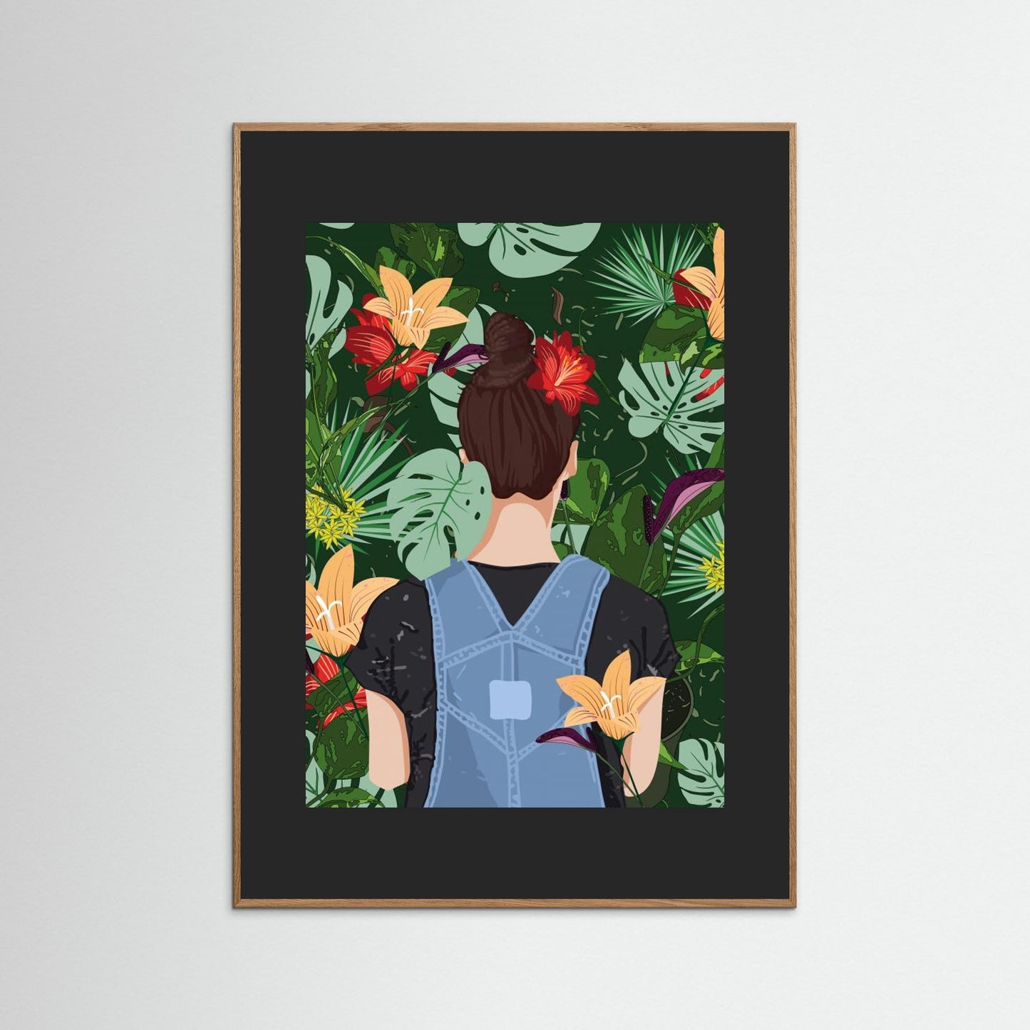 Into the Garden Standard Wall Art by Wall Chart Art Studio