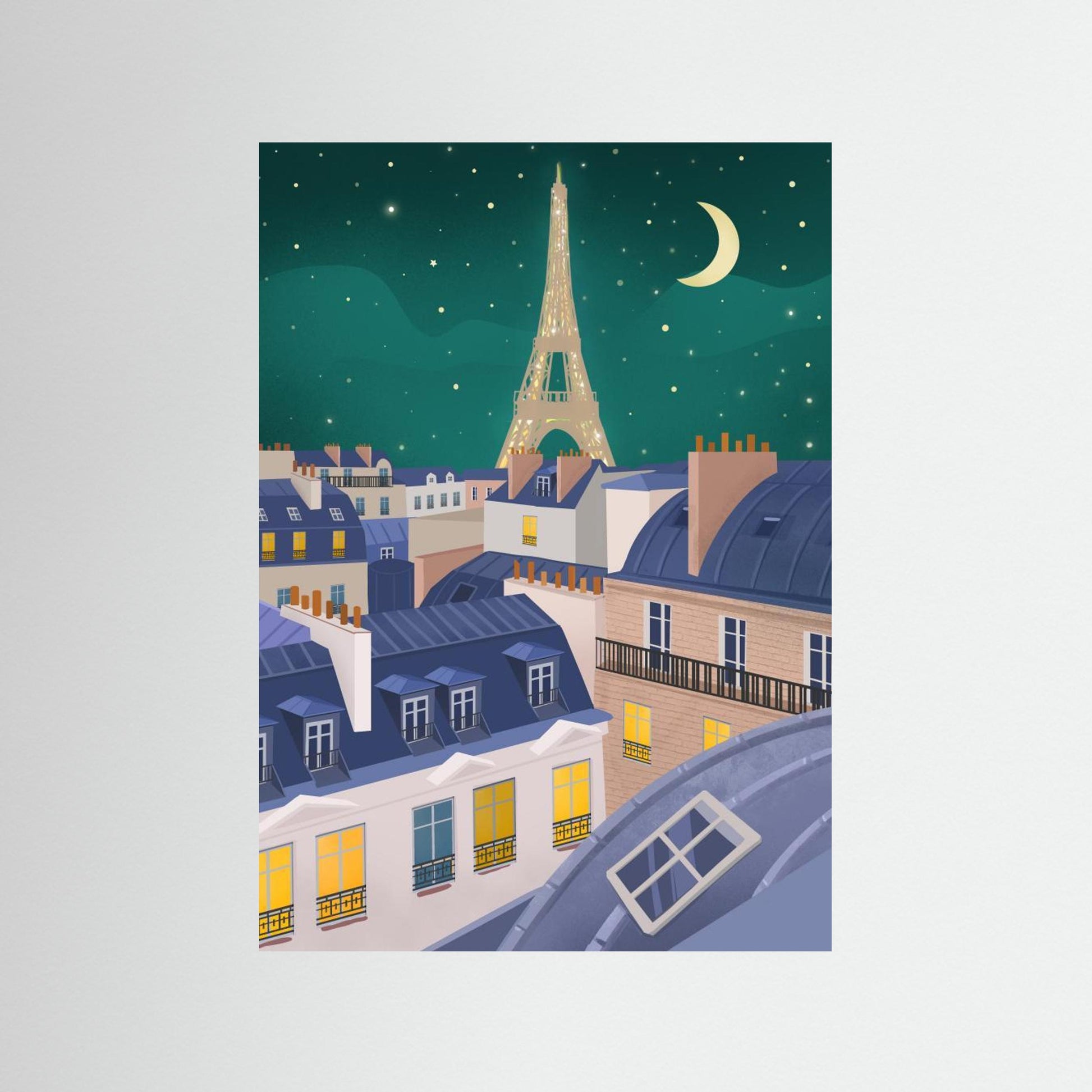 Paris at Night by Petra Lizde
