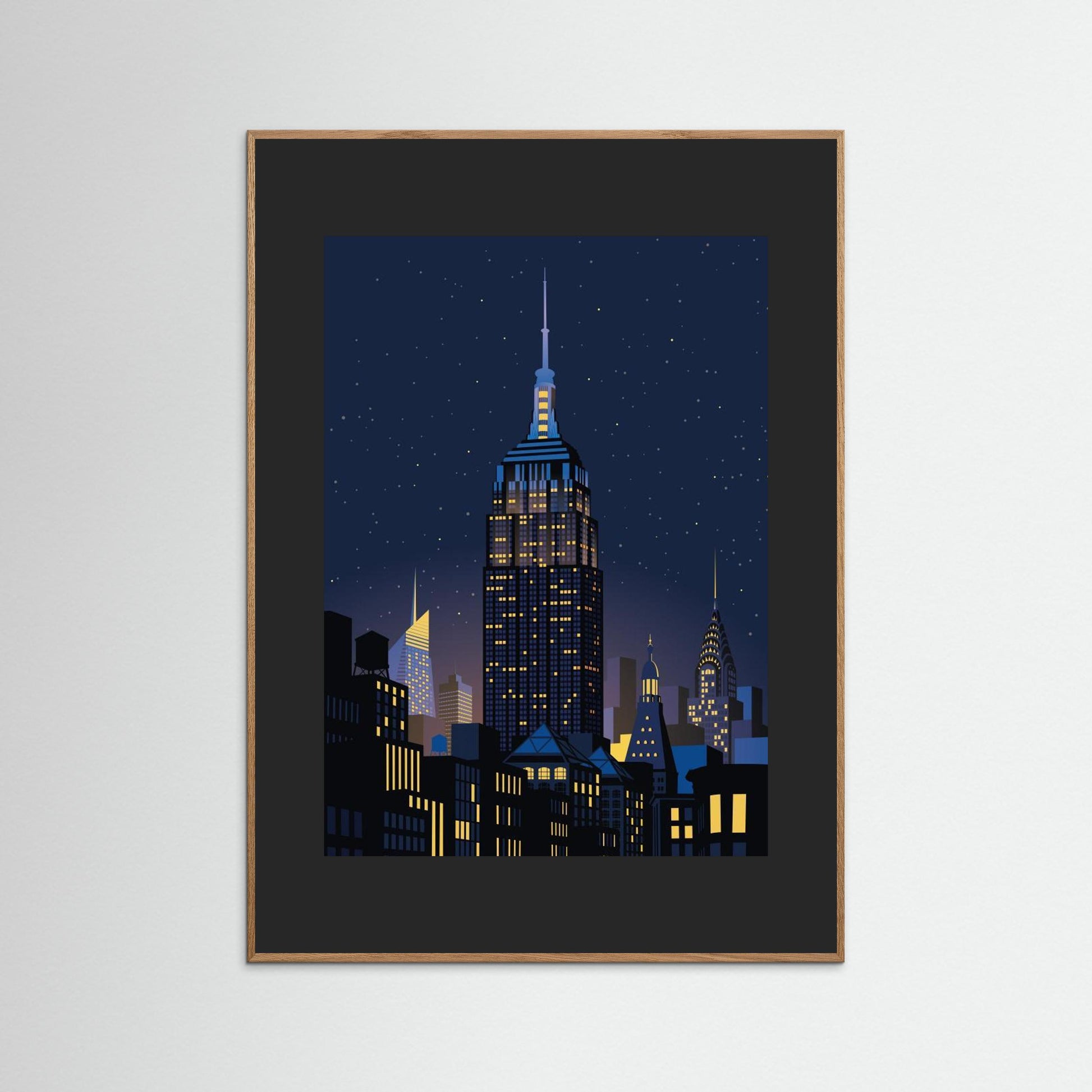 NYC Manhathan by night by Remko Heemskerk