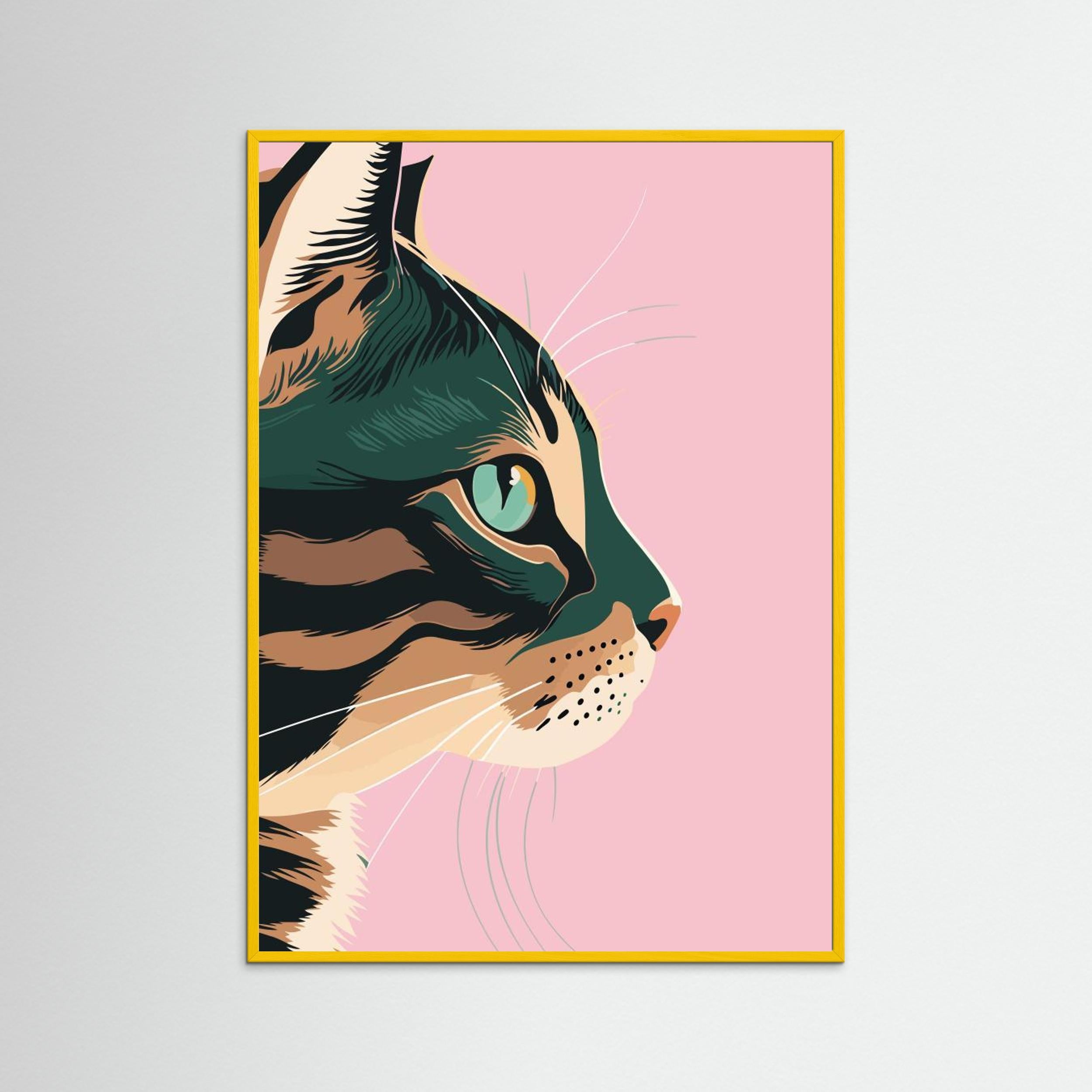 Cats Eye by Wall Chart Art Studio