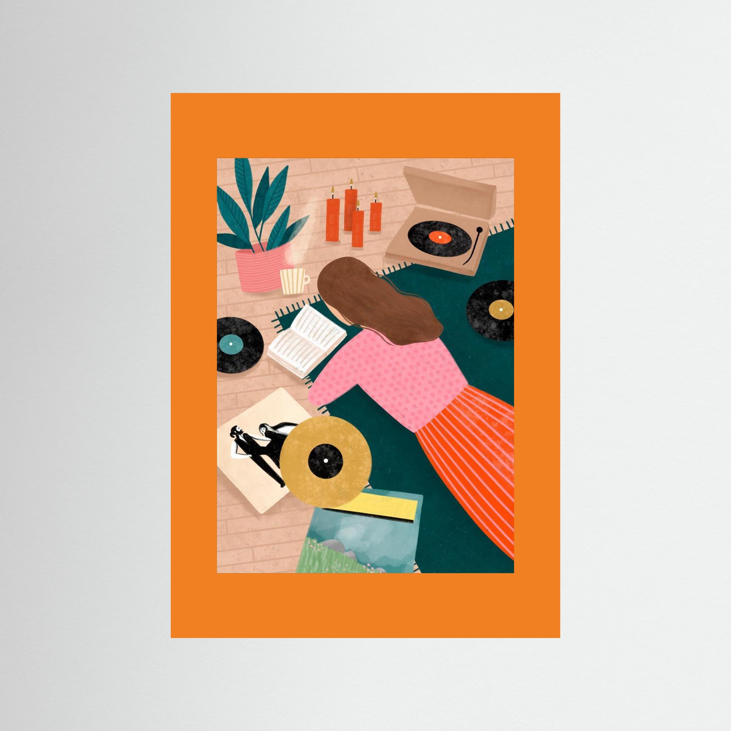 Record Playing by Bea Müller