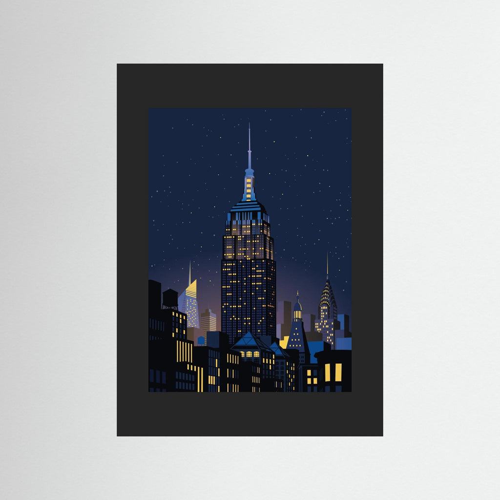 NYC Manhathan by night by Remko Heemskerk