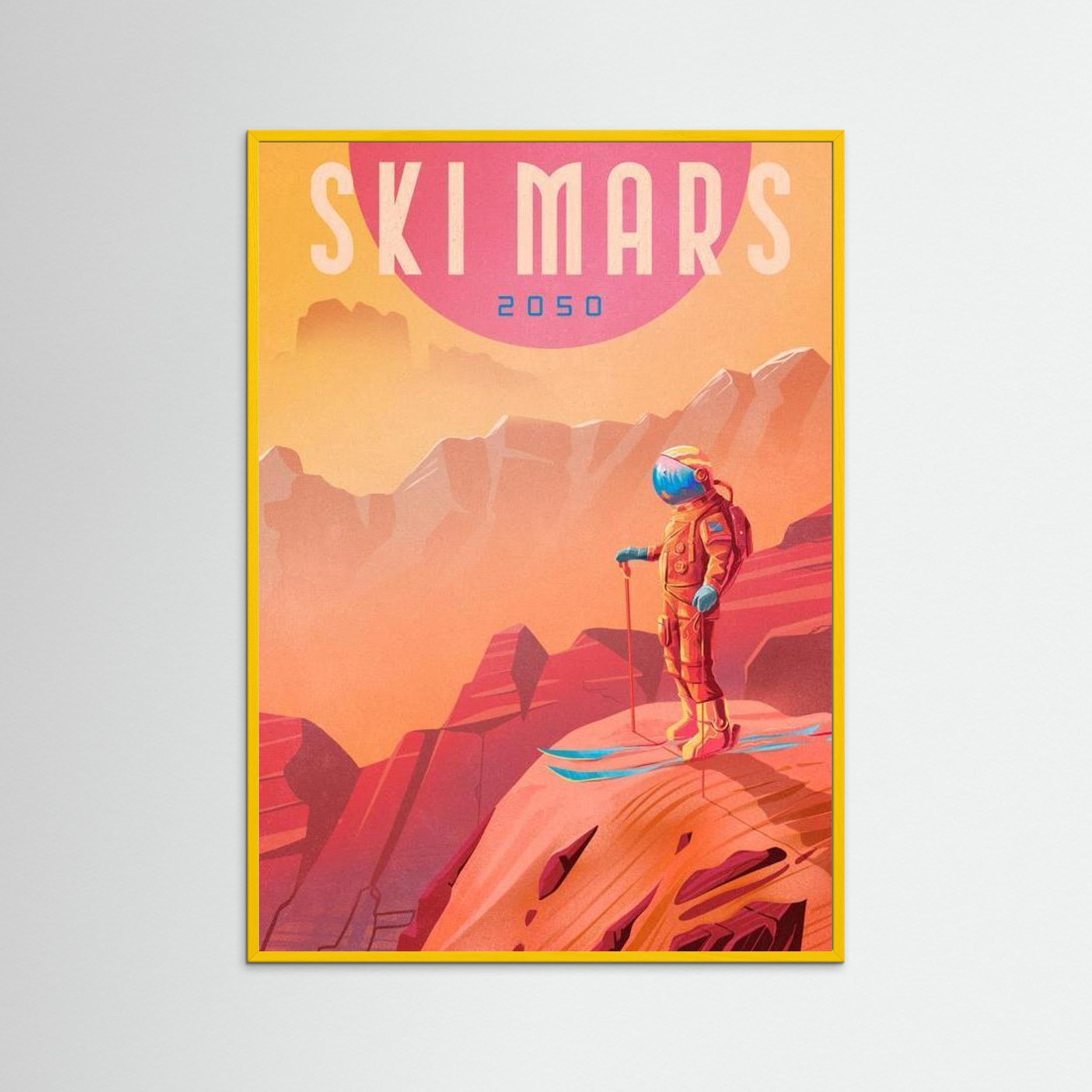 Ski Mars by Mark Harrison