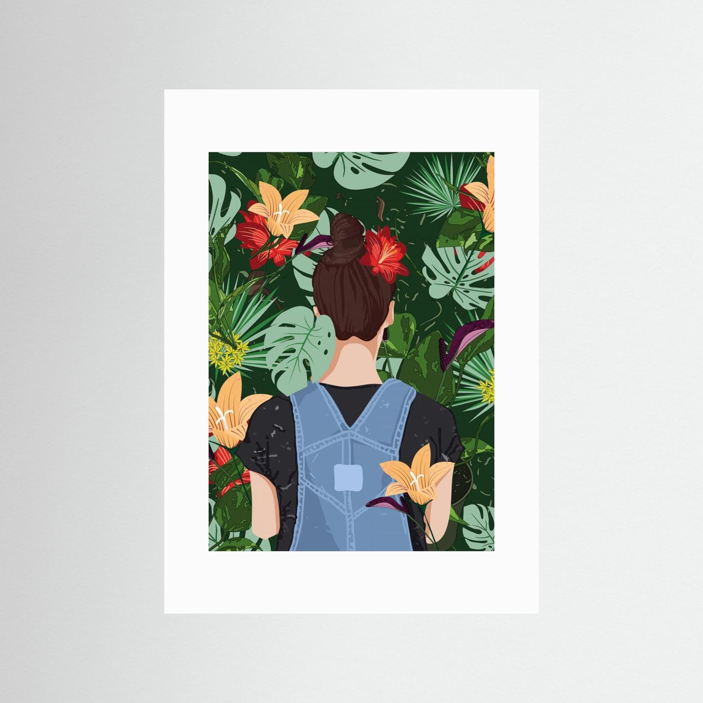 Into the Garden Standard Wall Art by Wall Chart Art Studio