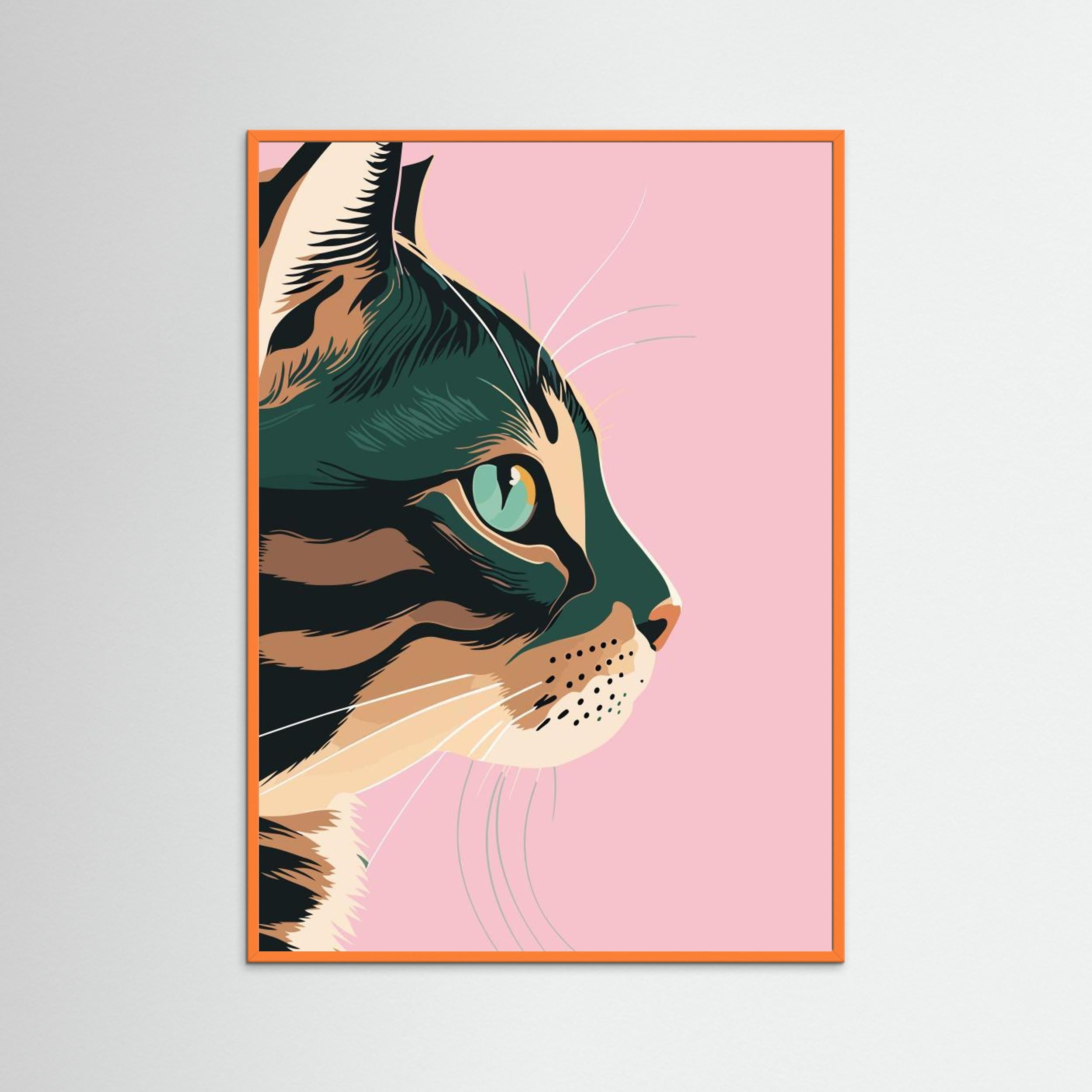 Cats Eye by Wall Chart Art Studio