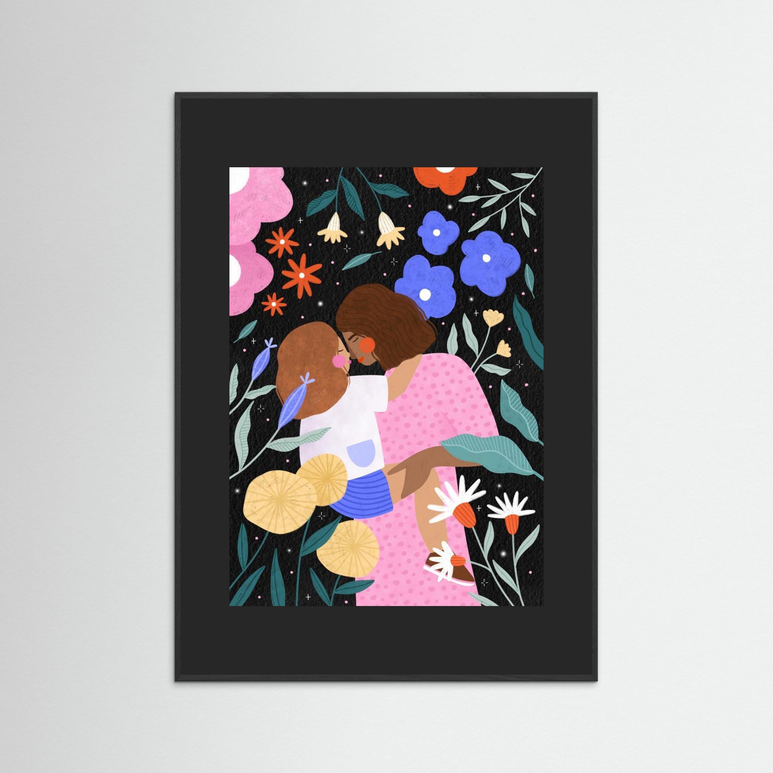 Mum and Daughter In Bloom by Bea Müller