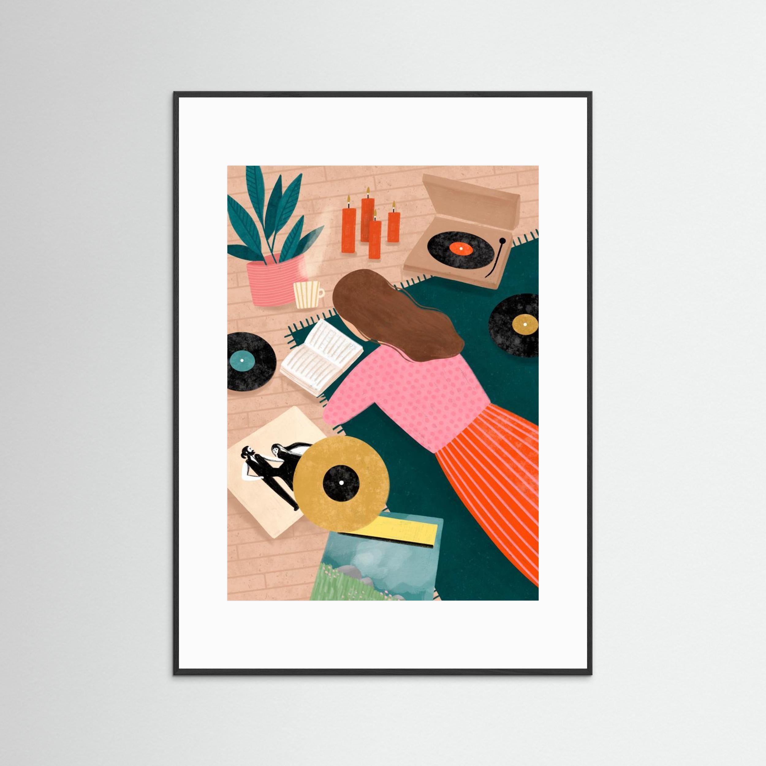 Record Playing by Bea Müller