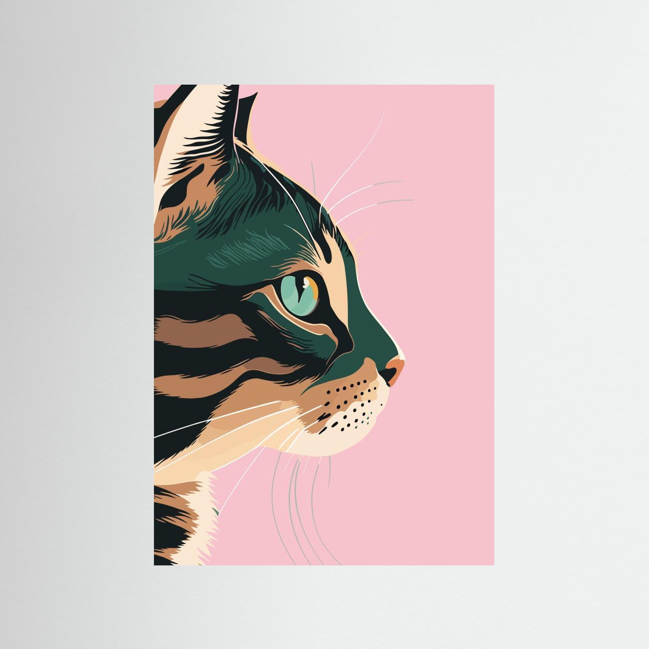 Cats Eye by Wall Chart Art Studio