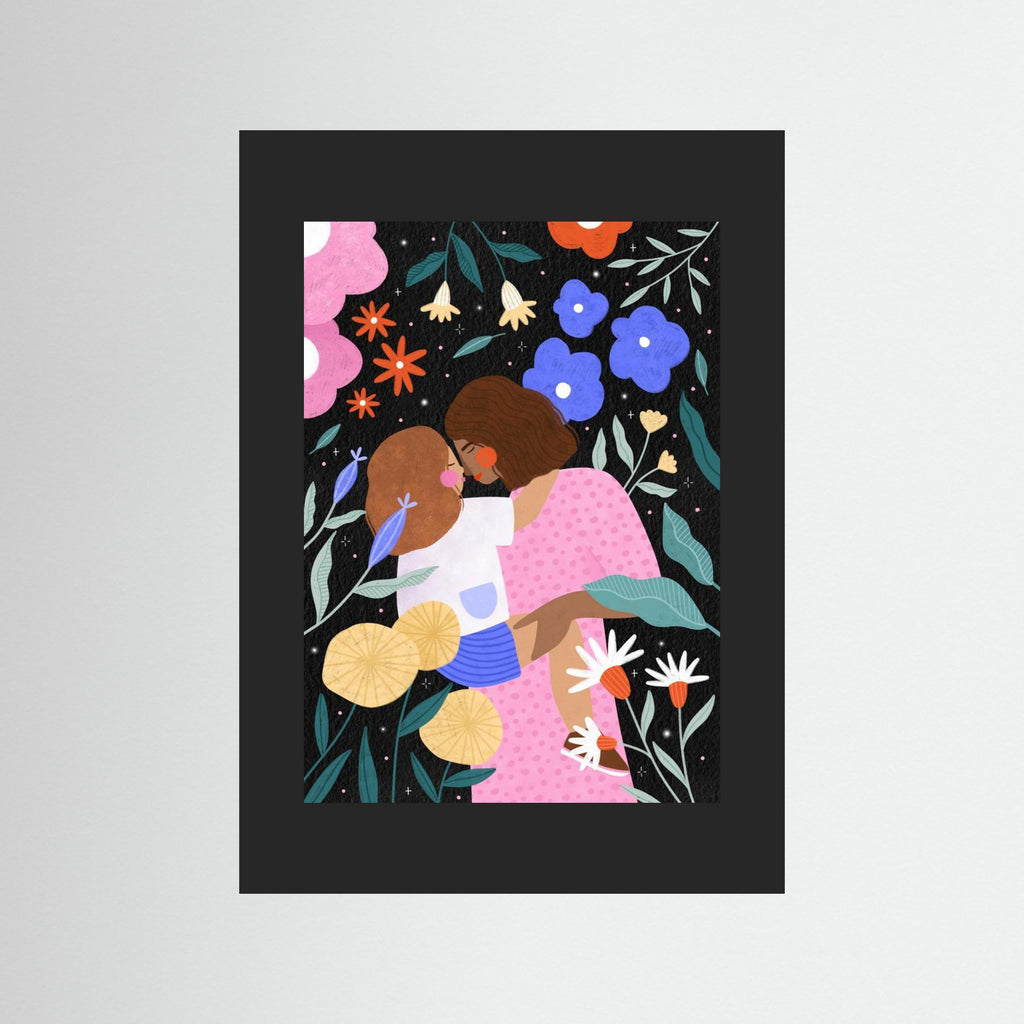 Mum and Daughter In Bloom by Bea Müller