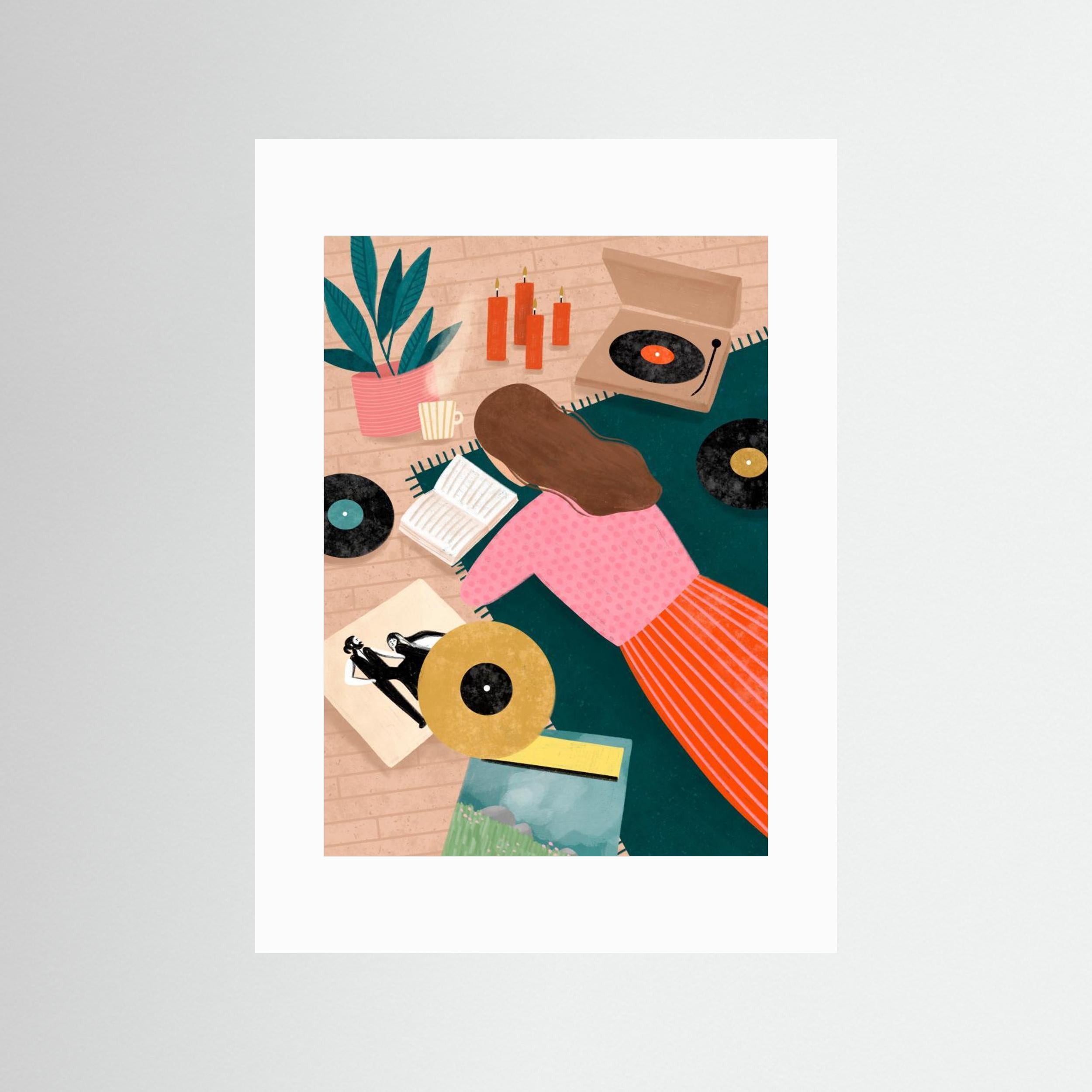 Record Playing by Bea Müller