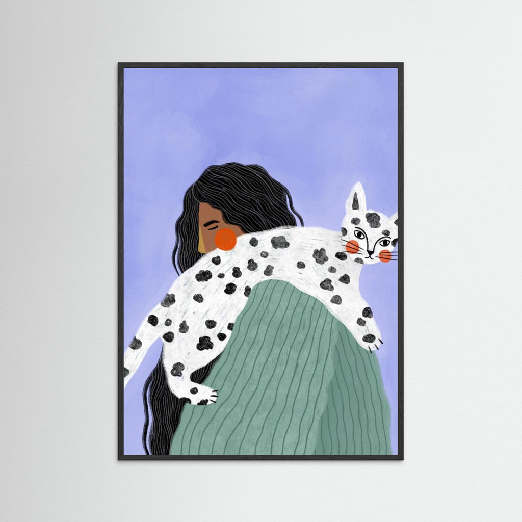 THE WOMAN WITH THE CAT by Bea Müller