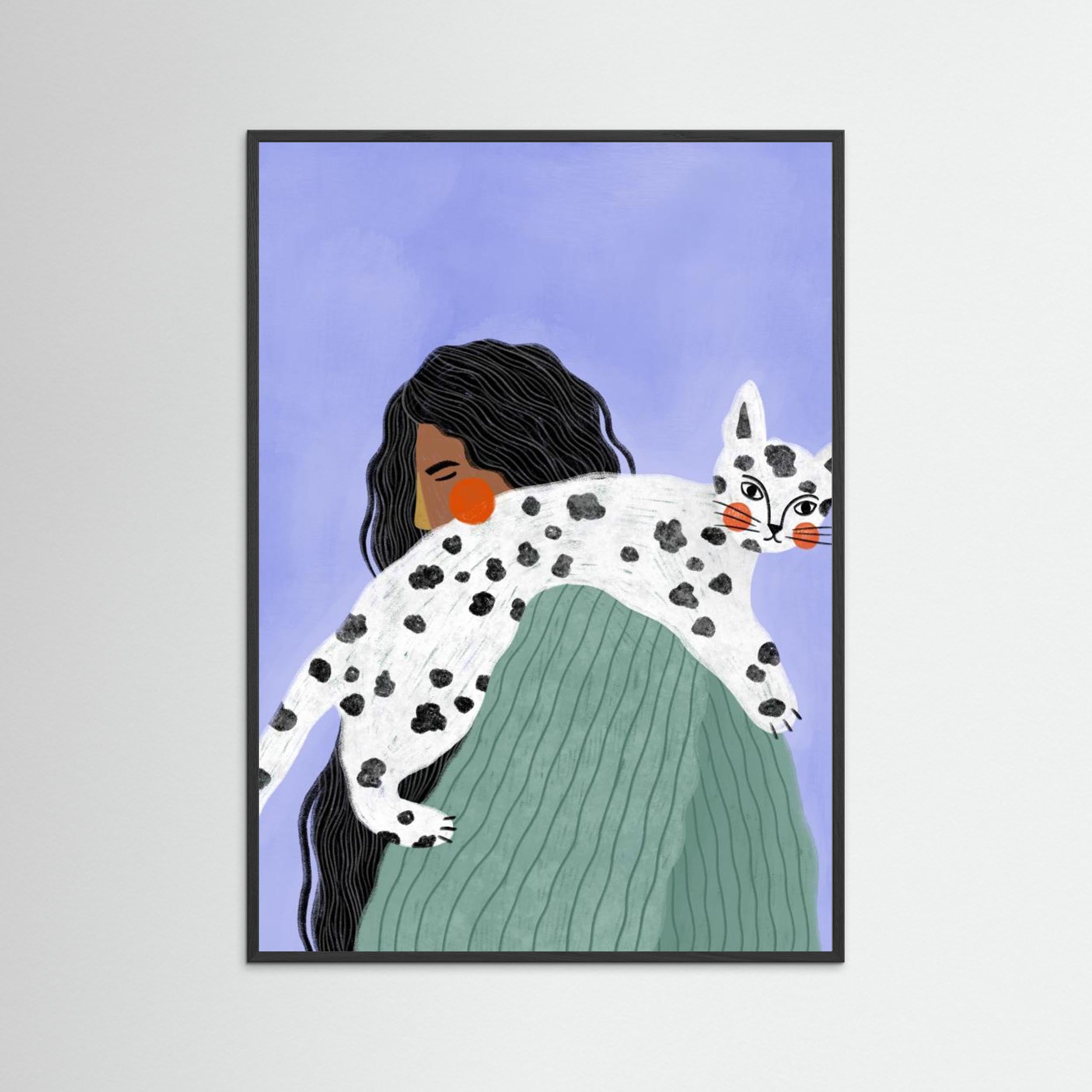 THE WOMAN WITH THE CAT by Bea Müller