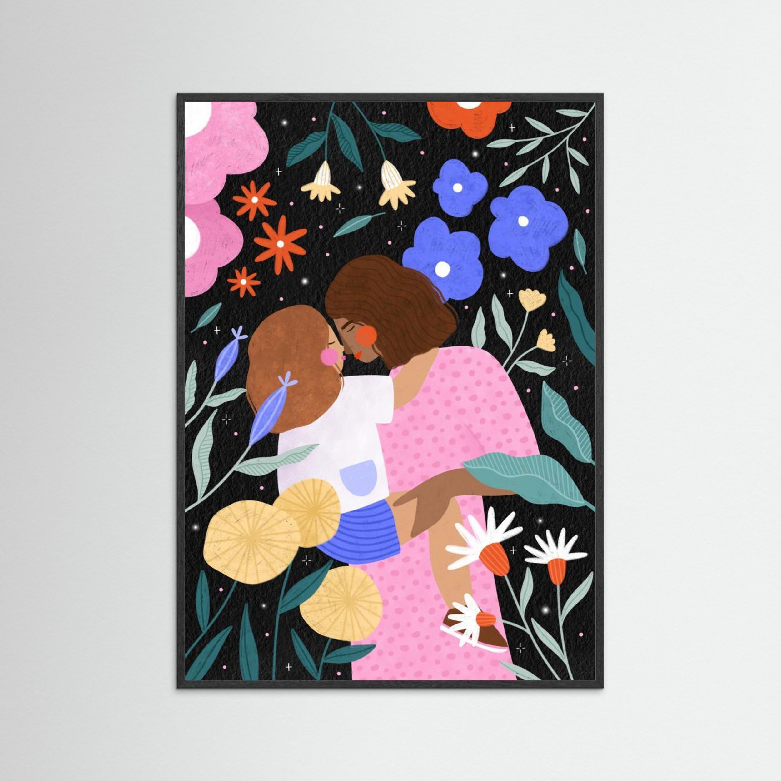 Mum and Daughter In Bloom by Bea Müller