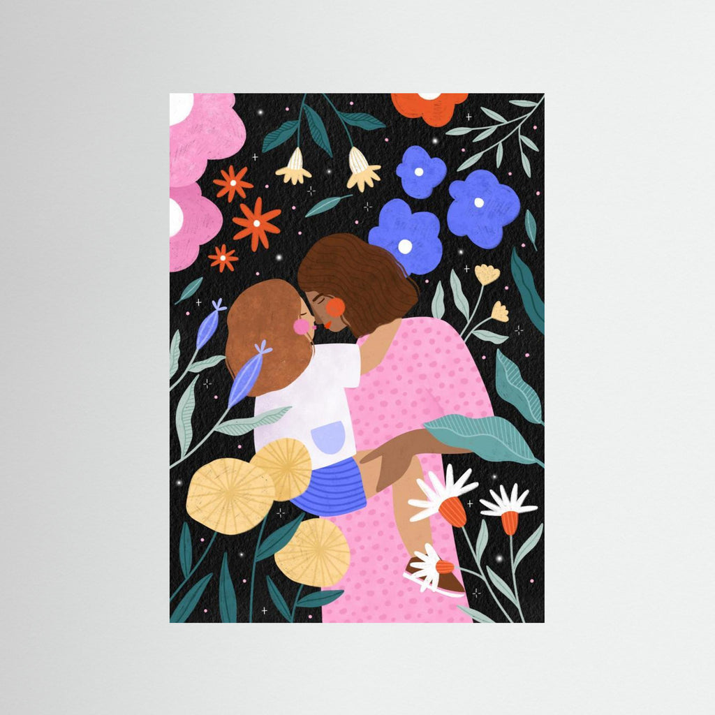 Mum and Daughter In Bloom by Bea Müller