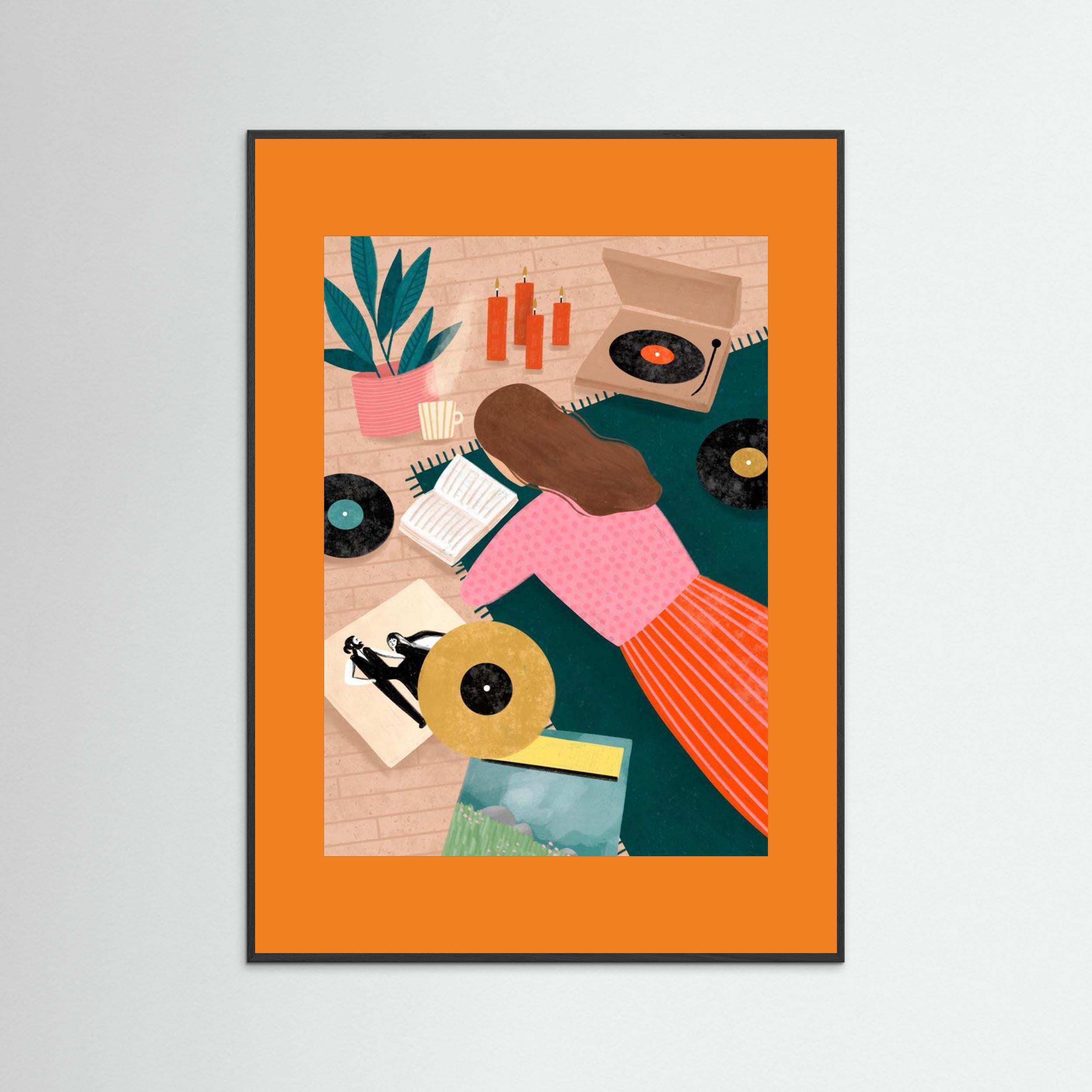 Record Playing by Bea Müller