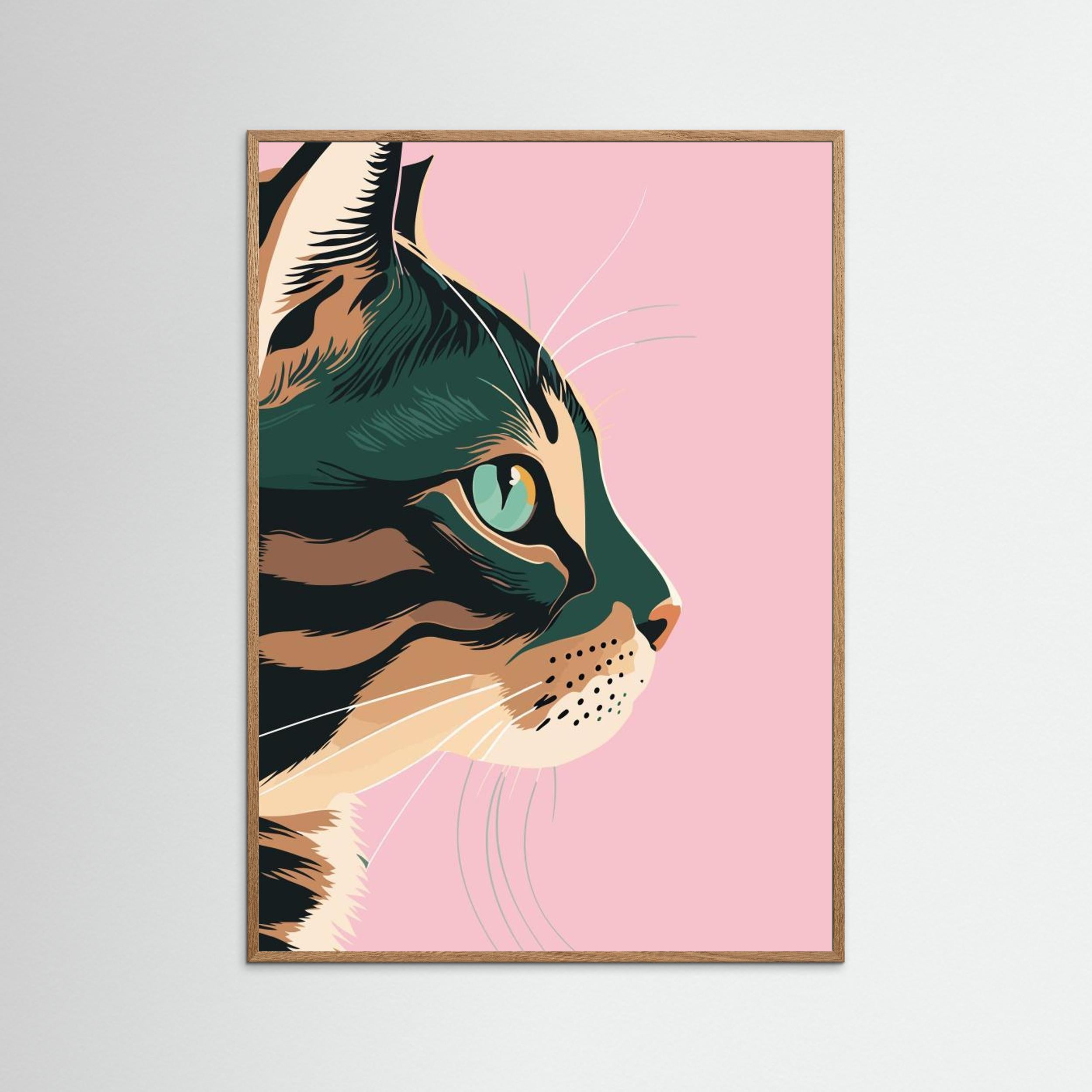 Cats Eye by Wall Chart Art Studio