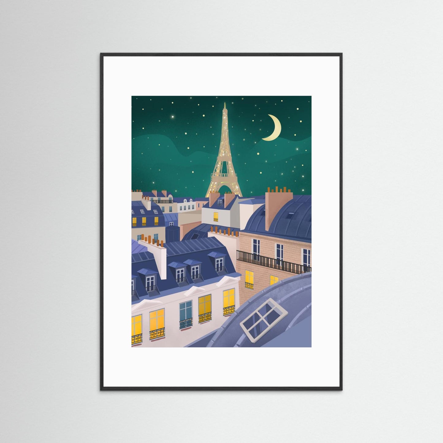 Paris at Night by Petra Lizde