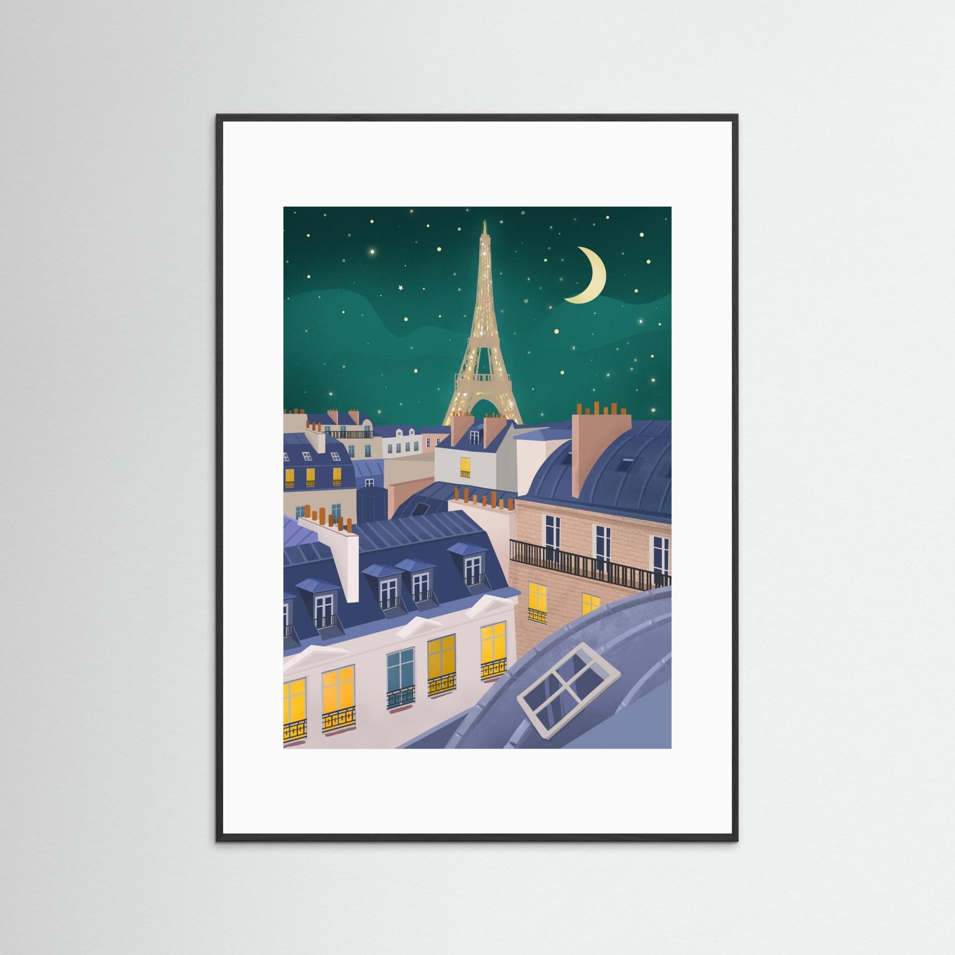 Paris at Night by Petra Lizde