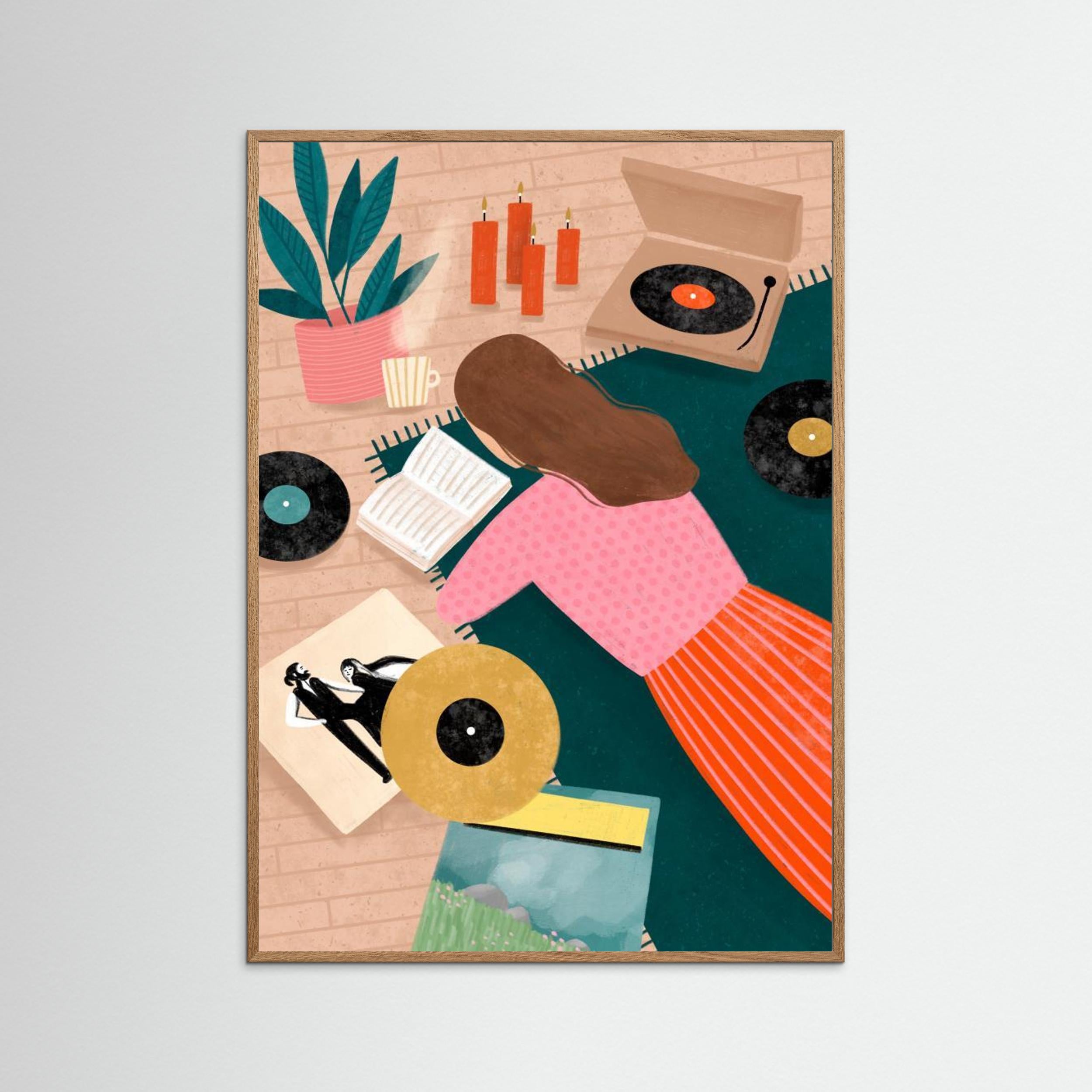 Record Playing by Bea Müller