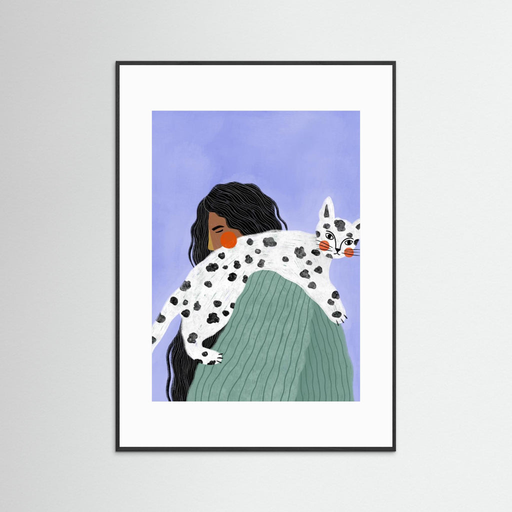 THE WOMAN WITH THE CAT by Bea Müller