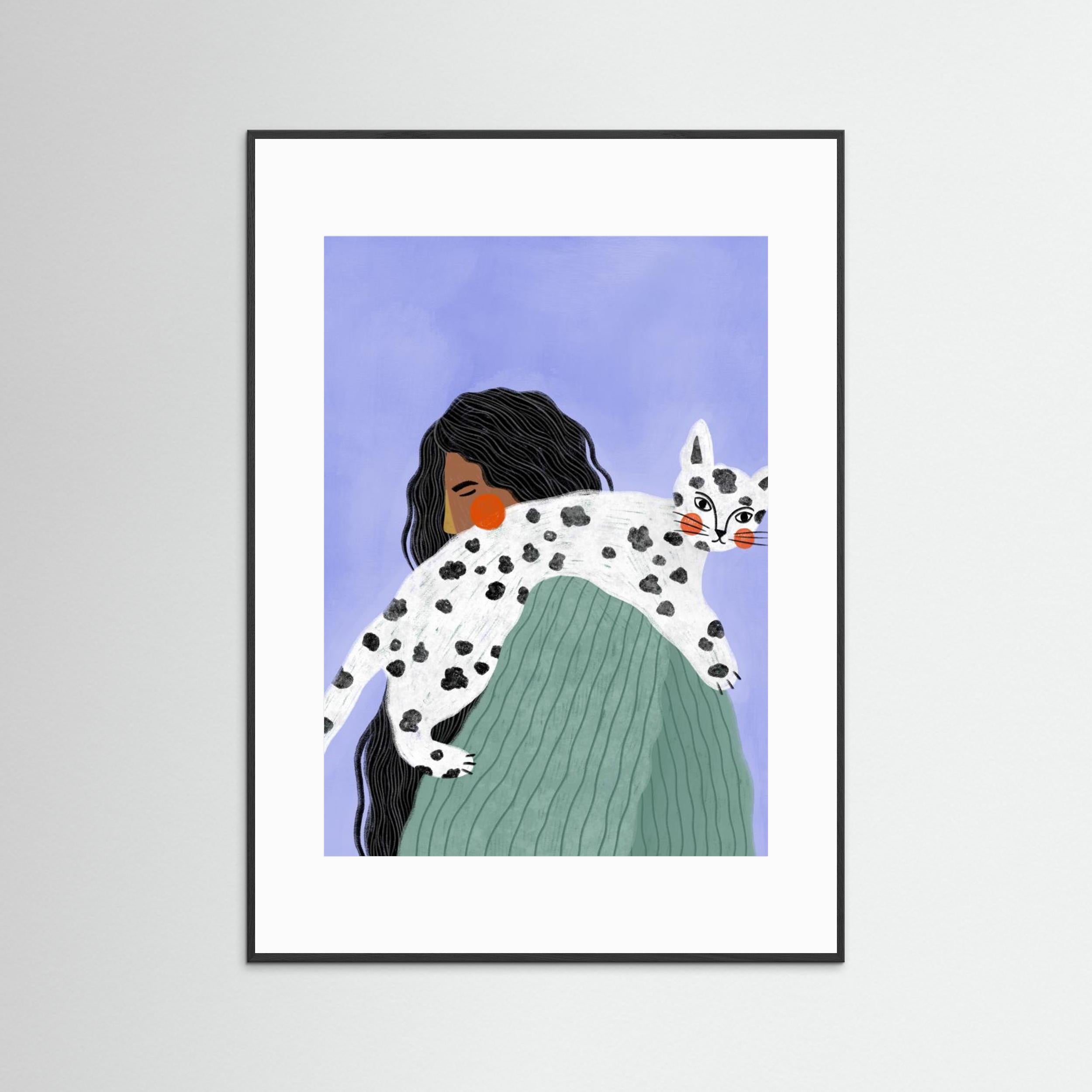 THE WOMAN WITH THE CAT by Bea Müller