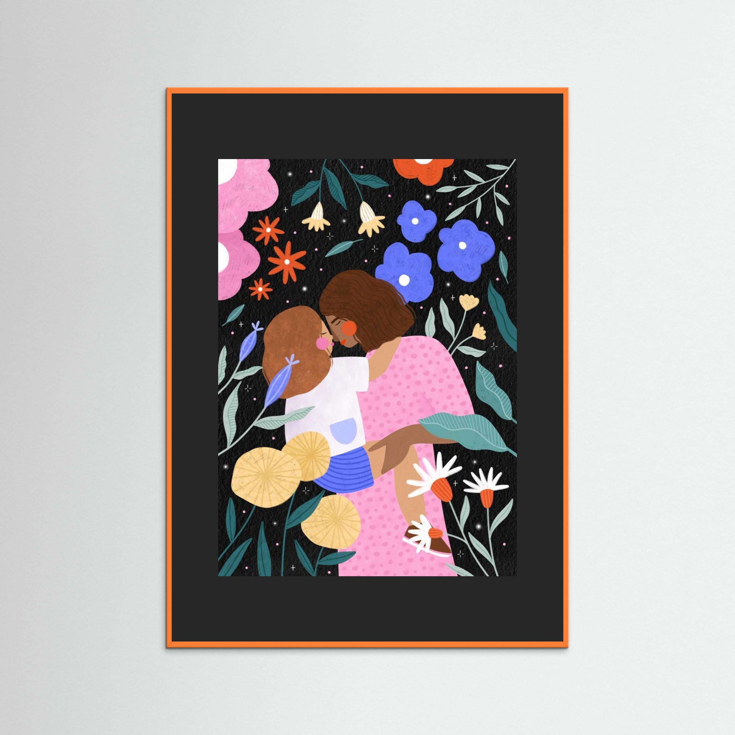 Mum and Daughter In Bloom by Bea Müller