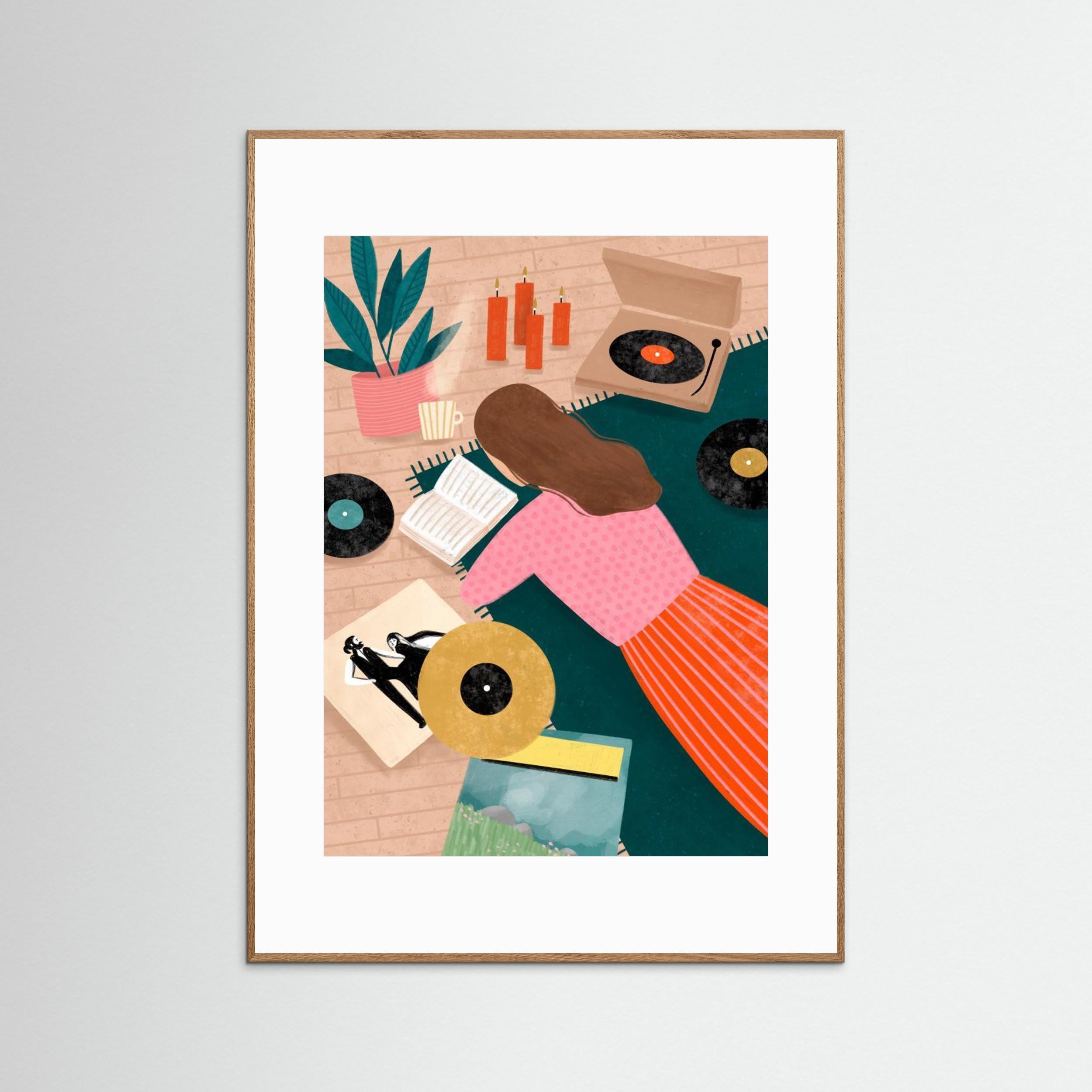 Record Playing by Bea Müller